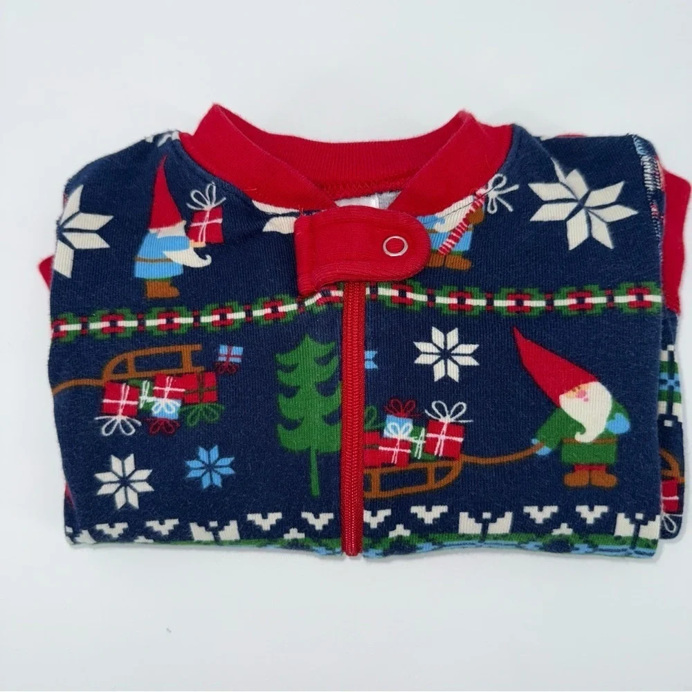 Hanna Andersson Christmas 100% Organic Zipper Sleeper